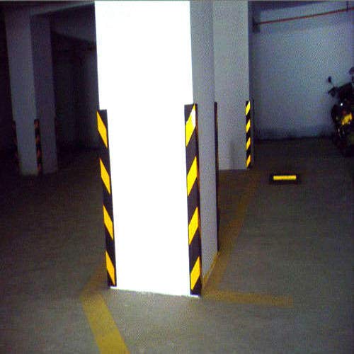 DOSSVICK - Parking Safety L Shaped Pillar Guard-LPGF 800x100x100mm - Pack of 2 - Tough Quality 12mm thick