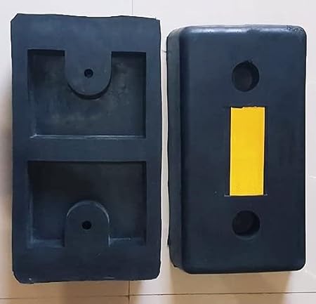 DOSSVICK Rubber Dock Bumper, 450x250x100mm, 12kg, Heavy Vehicle Parking Safety Guard