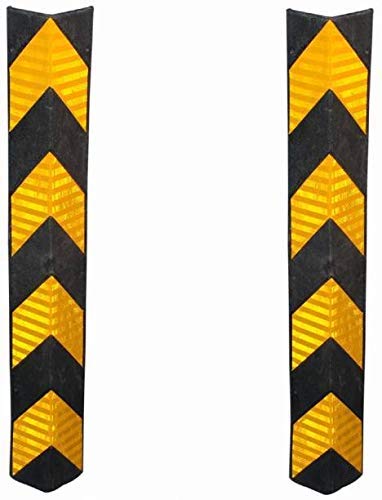 DOSSVICK - Parking Safety L Shaped Pillar Guard-LPGF 800x100x100mm - Pack of 2 - Tough Quality 12mm thick