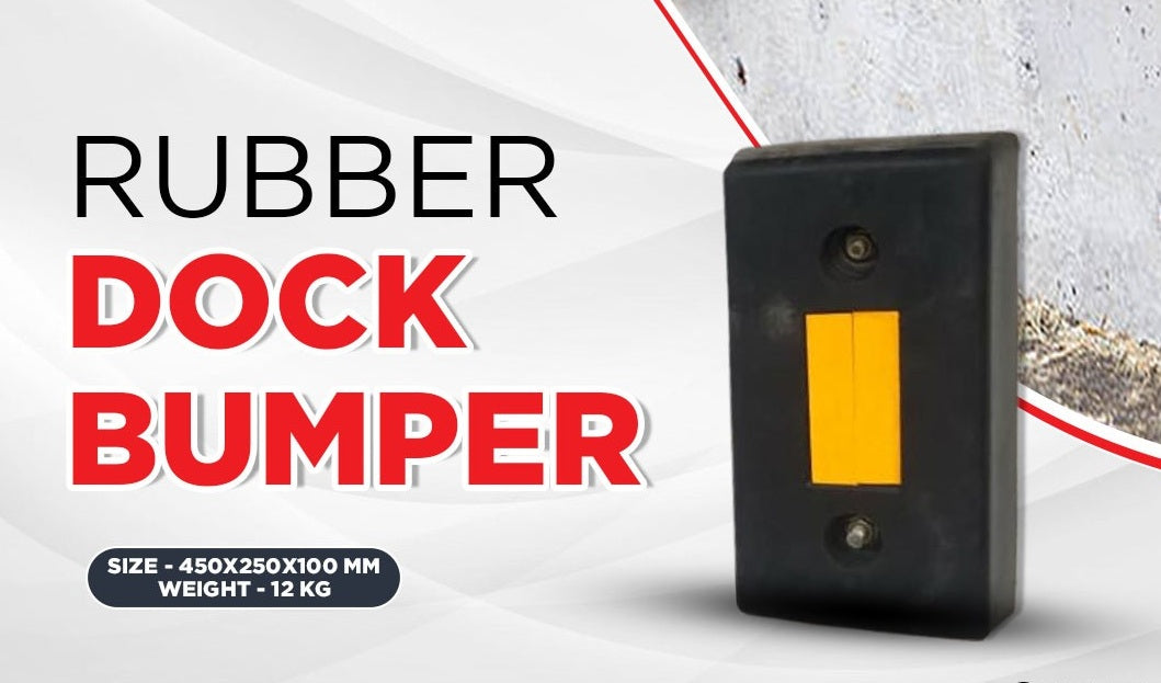 DOSSVICK Rubber Dock Bumper, 450x250x100mm, 12kg, Heavy Vehicle Parking Safety Guard