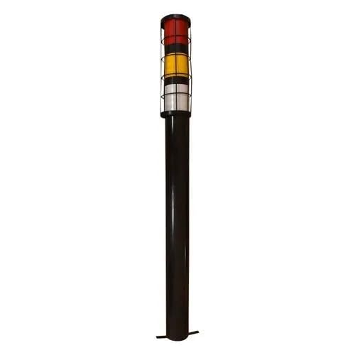 DOSSVICK - Reflective Delineator Parking Post Parking Railing 1000mm height,SET OF 2 Heavy for Rough use