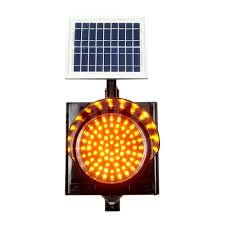DOSSVICK - Solar Traffic Blinker, Traffic Light, Road Safety, Backup of 10hrs