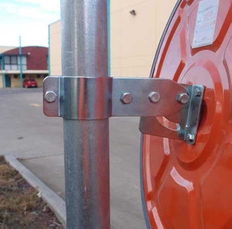 DOSSVICK - Convex Polycarbonate Traffic Mirror, Flexible Acrylic, Adjustable Brackets & Nuts Bolts, Safety Mirror, Convex mirror