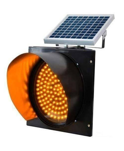 DOSSVICK - Solar Traffic Blinker, Traffic Light, Road Safety, Backup of 10hrs