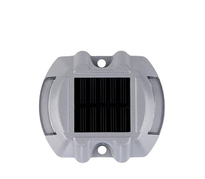 DOSSVICK - Solar Road Stud light - Flashing Red Light - Tough Metal