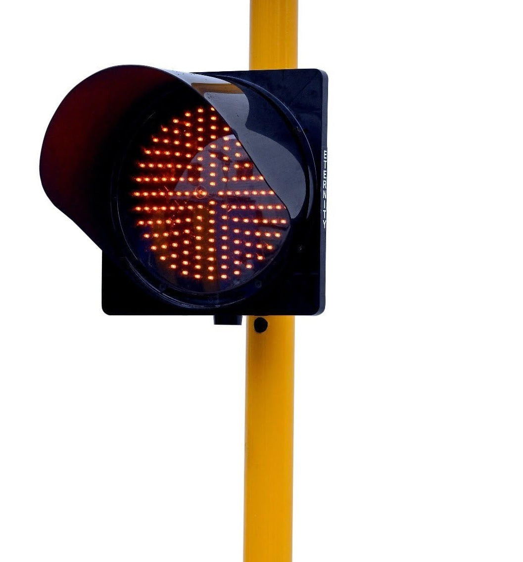 DOSSVICK Traffic Blinker, Direct Power Operation, Non-Solar, Non-Battery