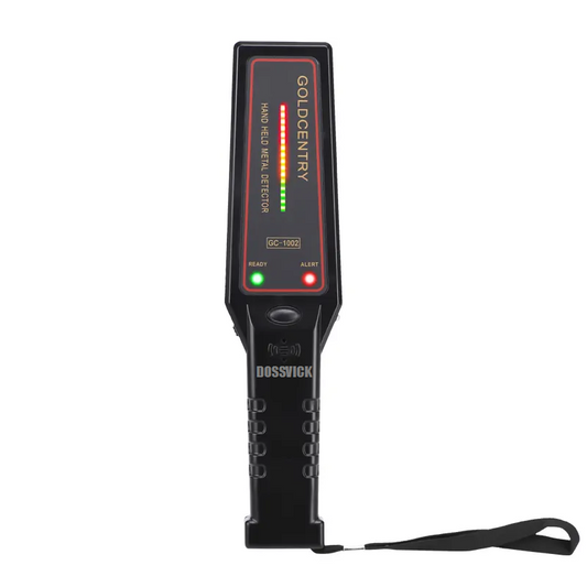 DOSSVICK - METAL DETECTOR WITH VIBRATION & SOUND FOR SECURITY CHECK  - CHARGER INCLUDED