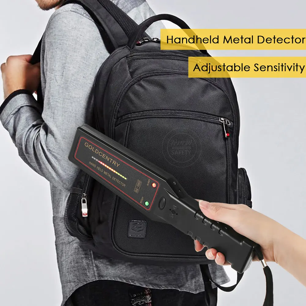 DOSSVICK - METAL DETECTOR WITH VIBRATION & SOUND FOR SECURITY CHECK  - CHARGER INCLUDED